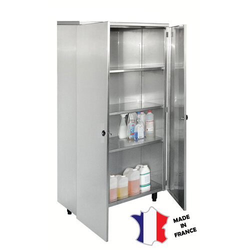 Sofinor Armoire de Rangement | 1000(l)x475x1805mm | avec 2 Portes Battantes | 3 Étagères Sofinor Armoire de Rangement | 1000(l)x475x1805mm | avec 2 Portes Battantes | 3 Étagères