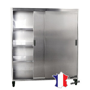 Sofinor Armoire de Rangement Haute | 2 Portes Coulissantes | 1200(l)x600x1805mm Sofinor Armoire de Rangement Haute | 2 Portes Coulissantes | 1200(l)x600x1805mm