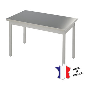 Sofinor Table Démotable | INOX | Centrale | Plusieurs Longueurs 700xHT900mm | Pieds Carrés Sofinor Table Démotable | INOX | Centrale | Plusieurs Longueurs 700xHT900mm | Pieds Carrés
