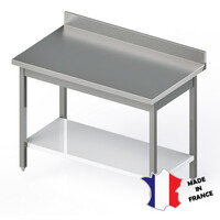 Table Démotable | INOX | Étagère Basse | à Dosseret | Plusieurs Longueurs