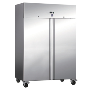 CHRselect Congélateur Double Porte | Inox | 1200 L | 2x 2/1 GN | 4 roues | 1340x800x (H) 2010mm