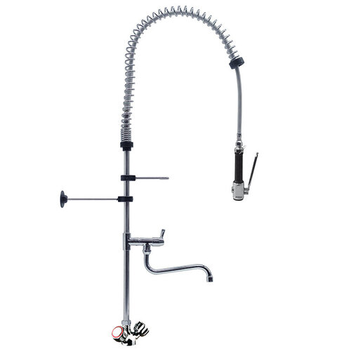 XXLselect Douche de Pré-Rinçage Monobloc Haut | Boutons Rotatifs + Grue Pivotante | 1200mm