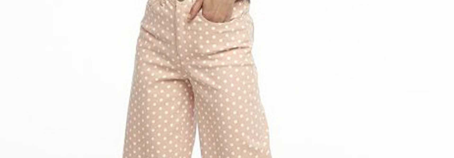 Cruz cropped pant Dot Pink