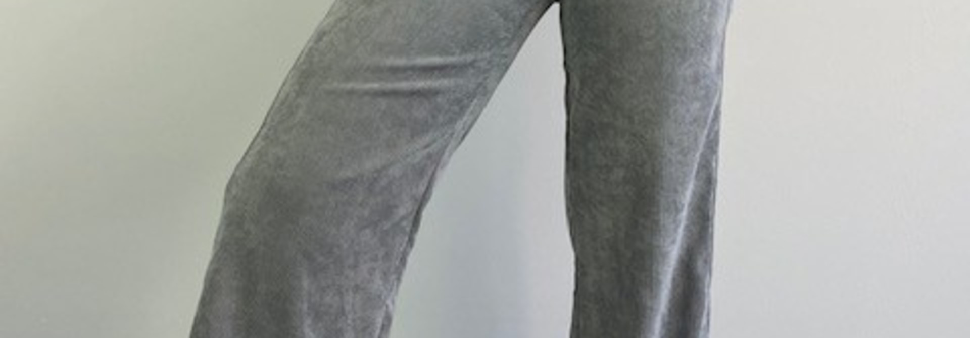 Charro corduroy wide pant Grey