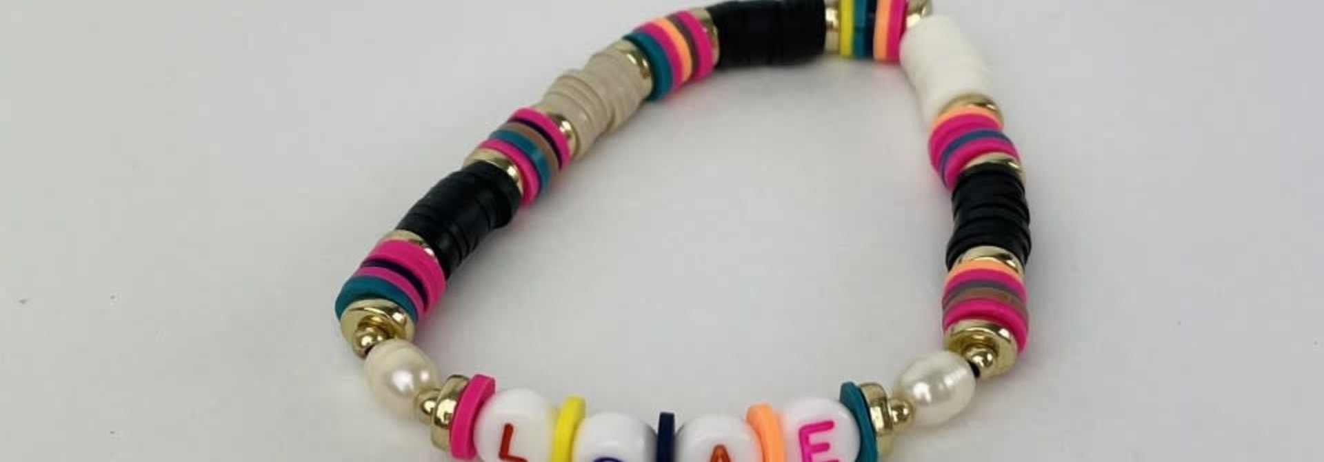 Rubberia fantasy bracelet Love Black