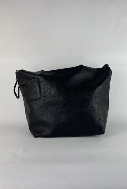 Roxanne zip shopper bag Black