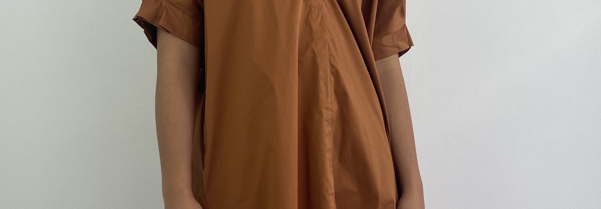 Brianna oversized dress Camel