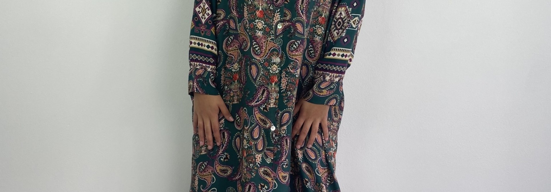 Katiya midi dress Petrol
