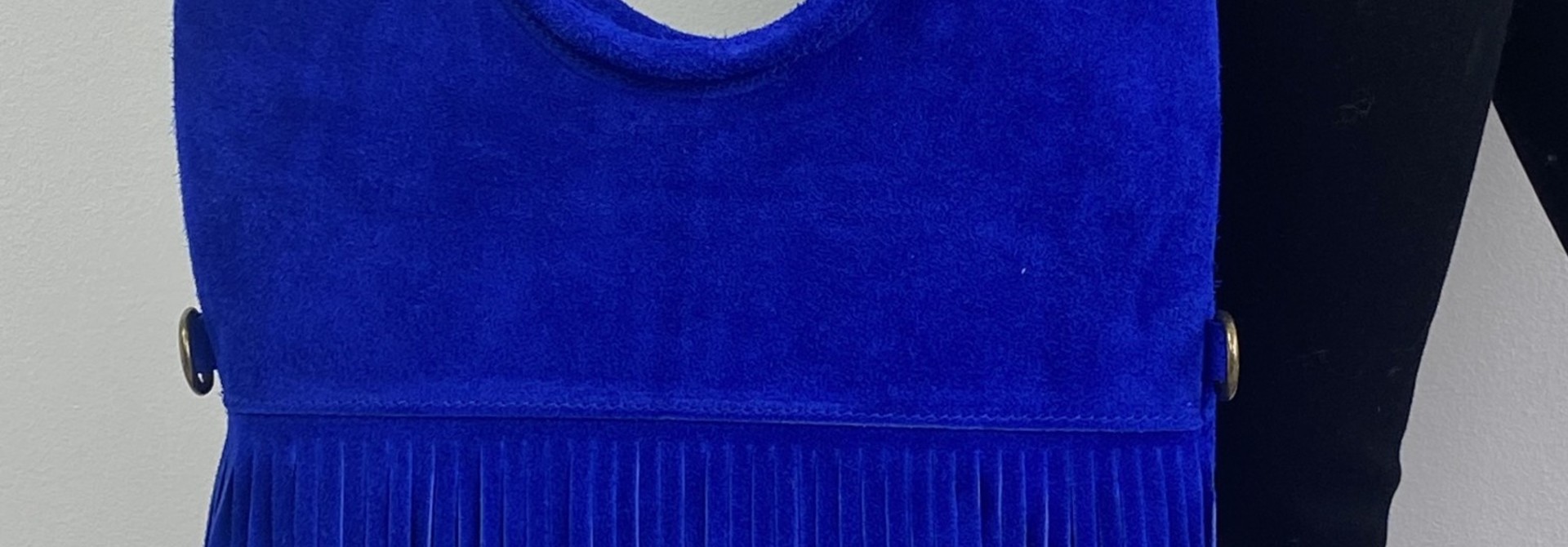 Coachella diam fringes shopper Cobalt