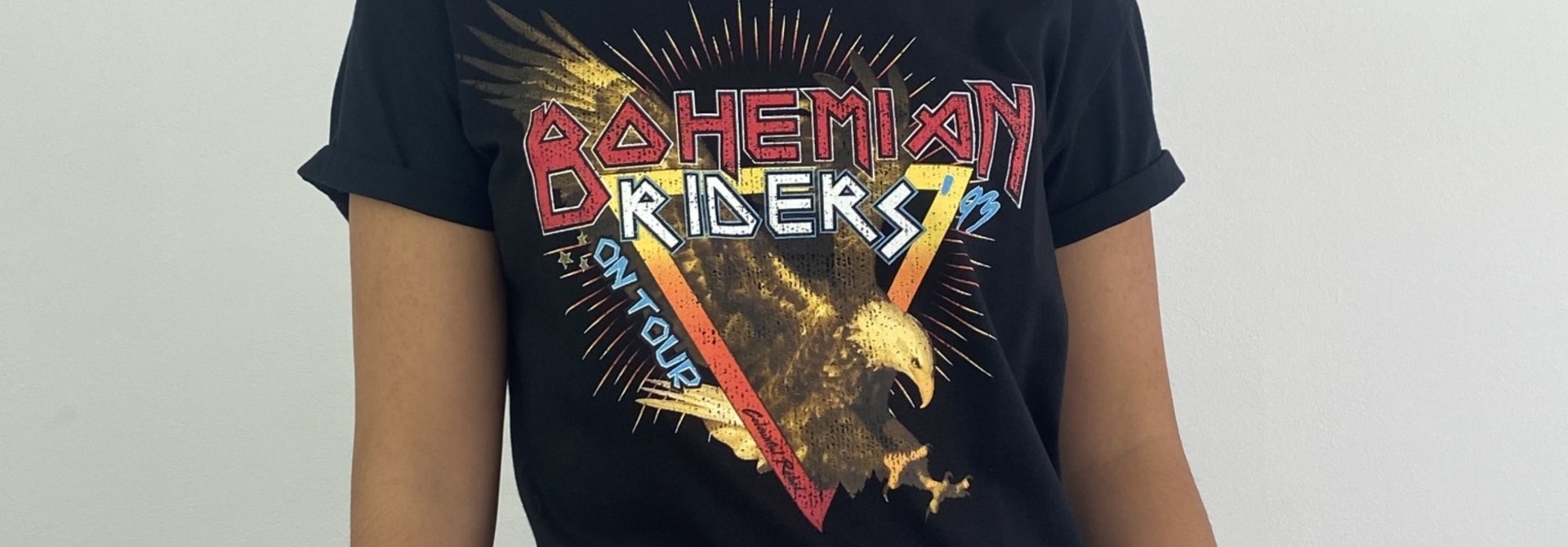 Bohemian Riders boxy t-shirt Black