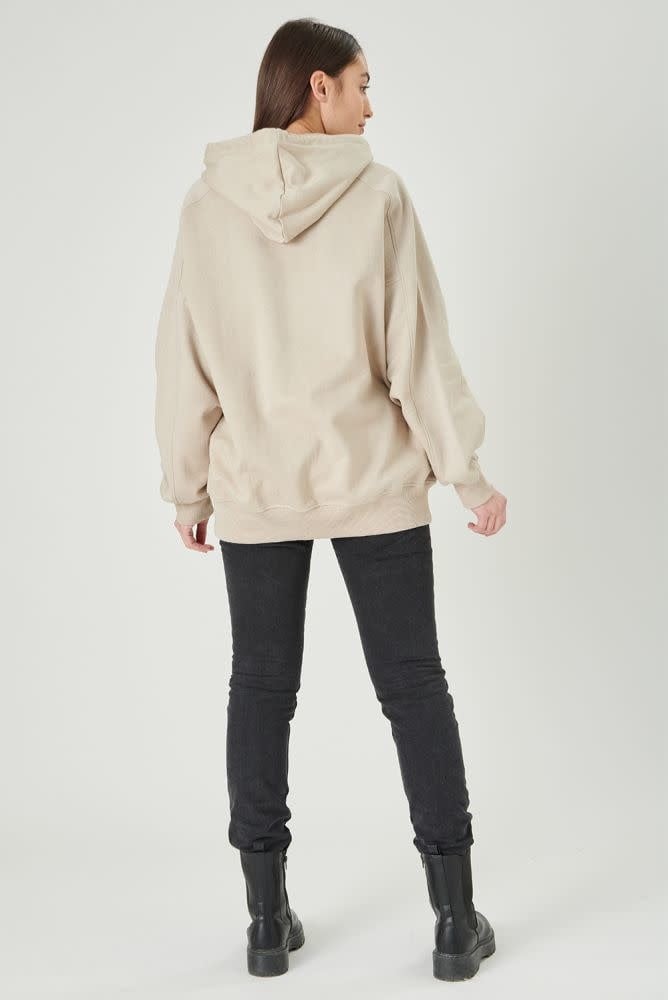 Katiya oversized hooded sweater Beige-3
