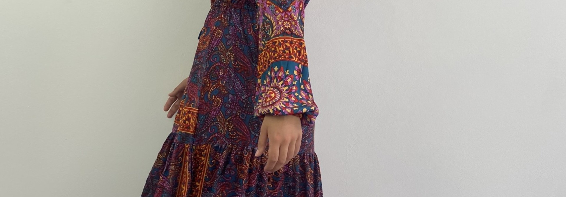 Judith bohemain maxidress Paisley Petrol