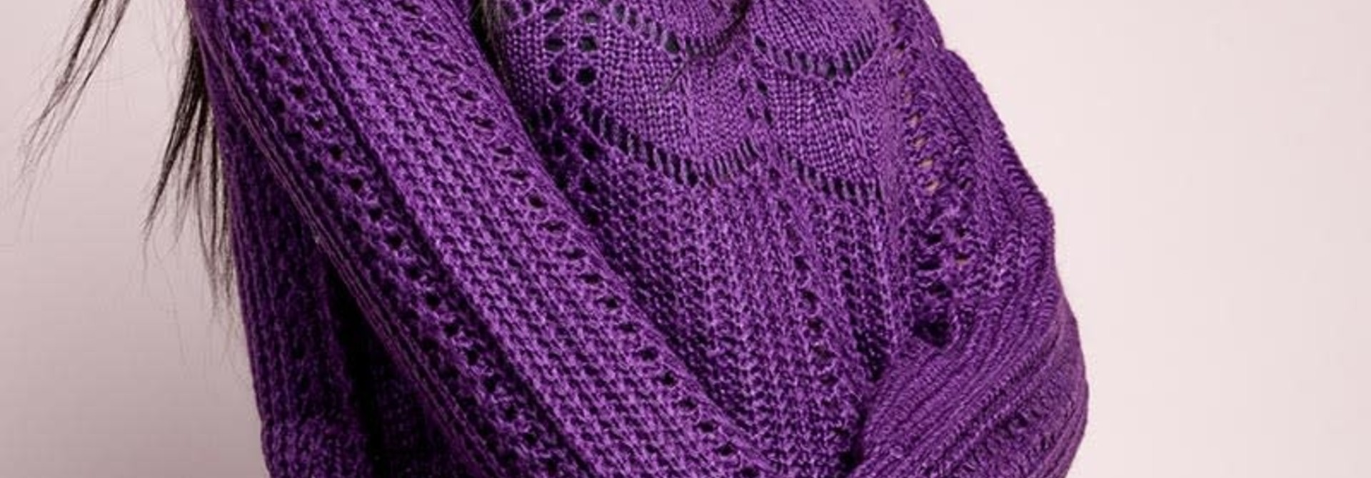 Naya ajour knit Mauve