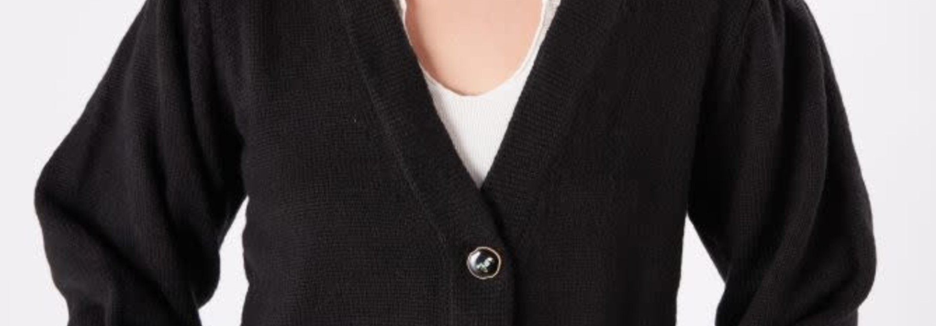 Gazelle cardigan Black