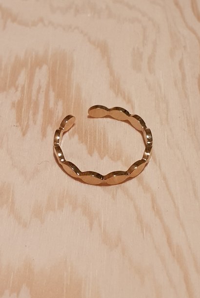 Simple oval chain ring