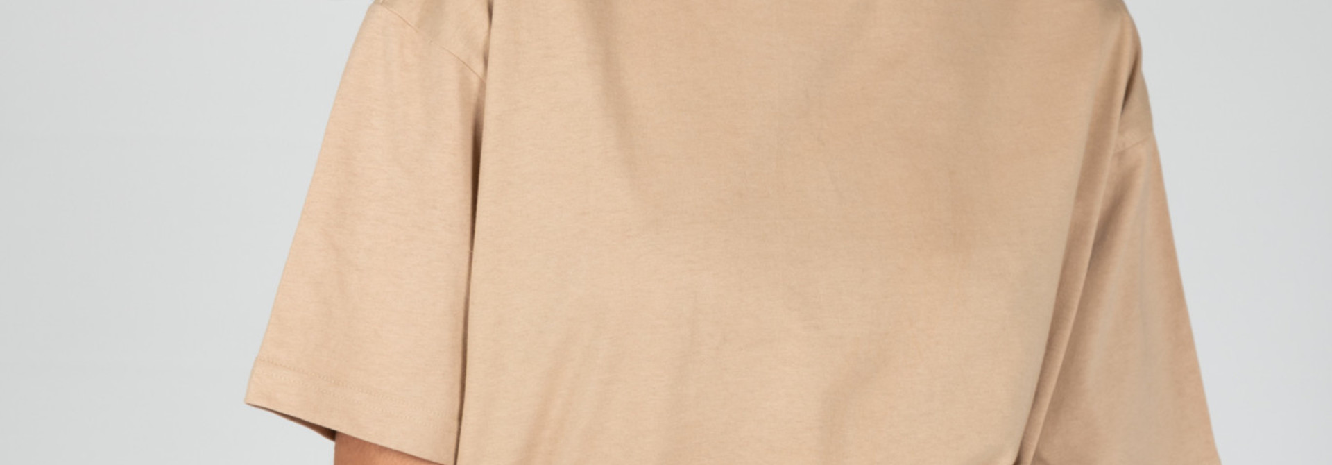 tulüm boxy oversized t-shirt Beige