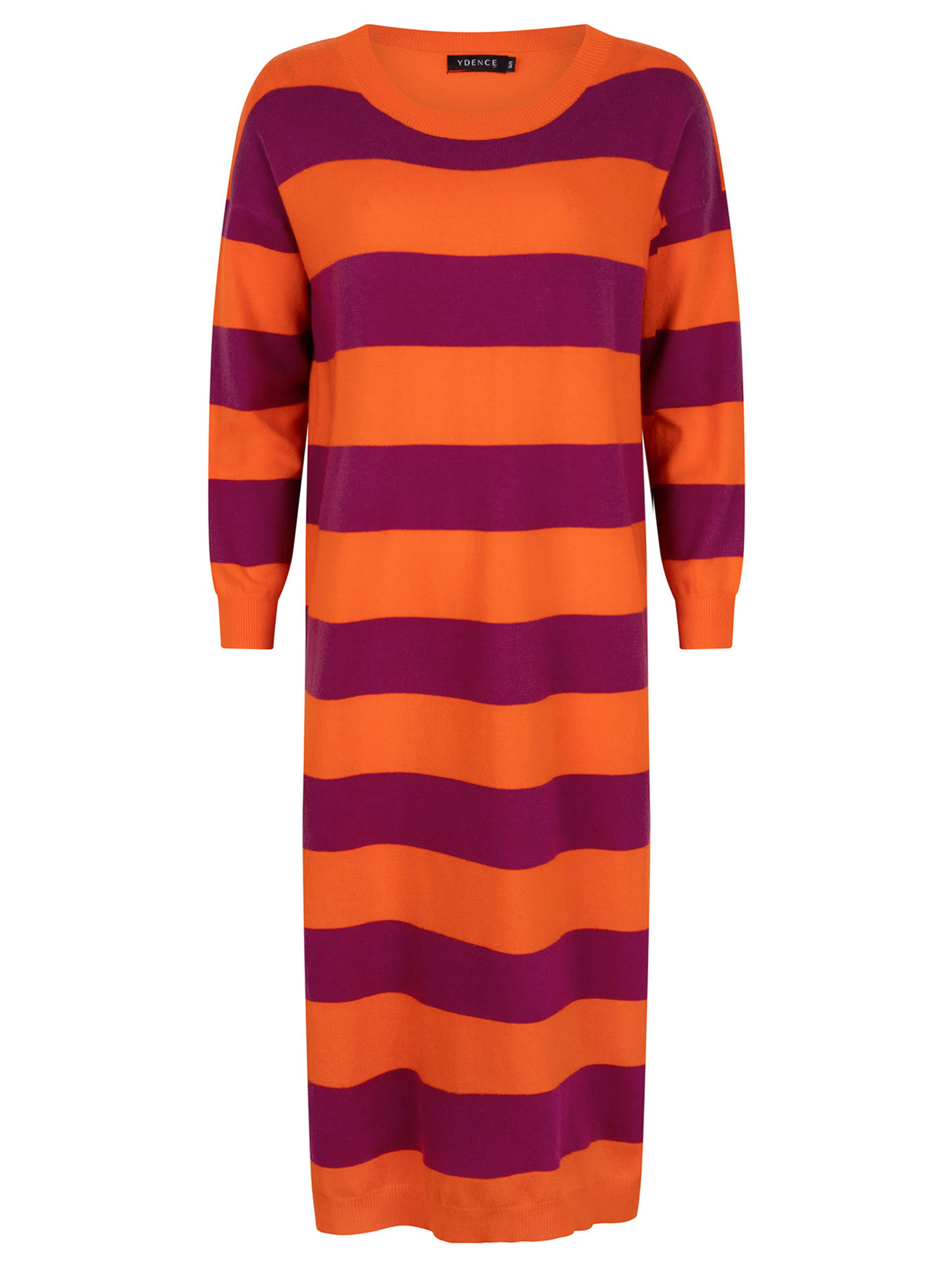 Holly knitted dress Orange/Purple 