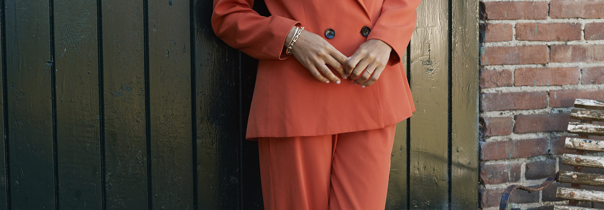 Joelle essential blazer Orange