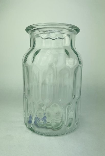 Cliff vase 11.5Dx18.5H Transparant