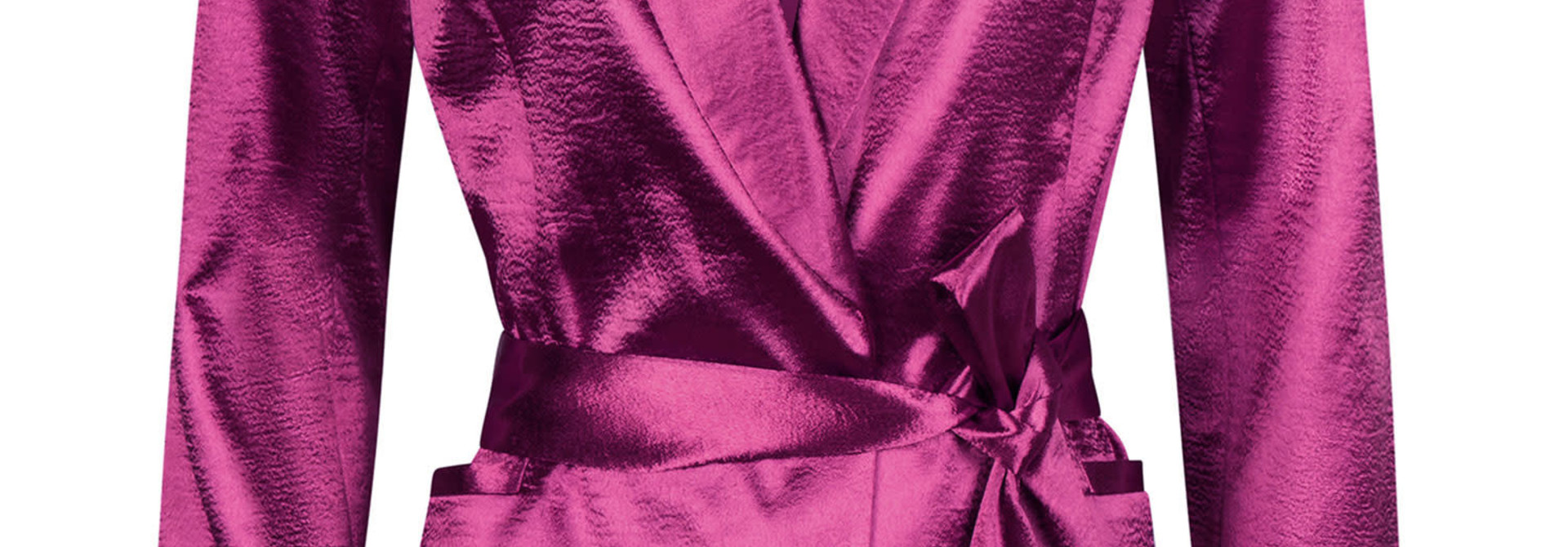 Ellen satin kimono blazer Purple
