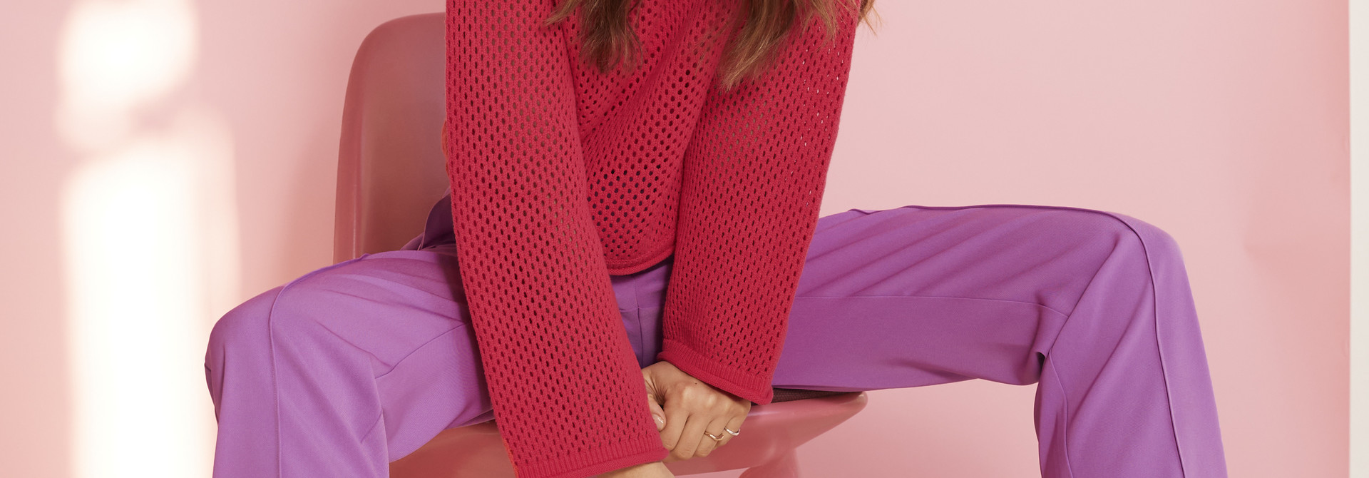 Solange wide pant Lila