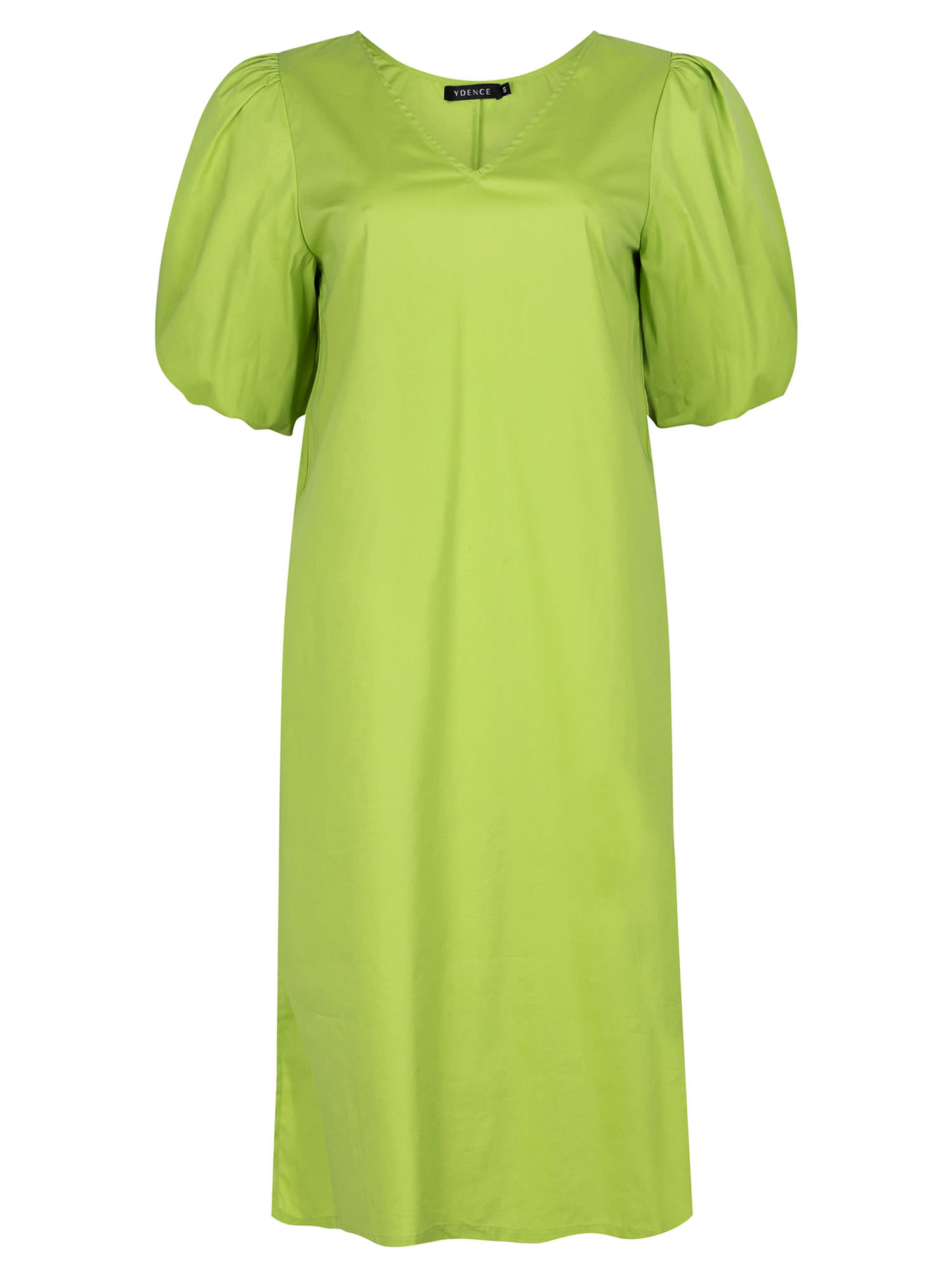 Juul cotton midi dress Lime FASHIONGARDEN BOUTIQUE