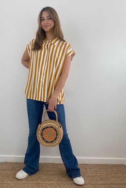Bahia paille zip shopper Naturelle