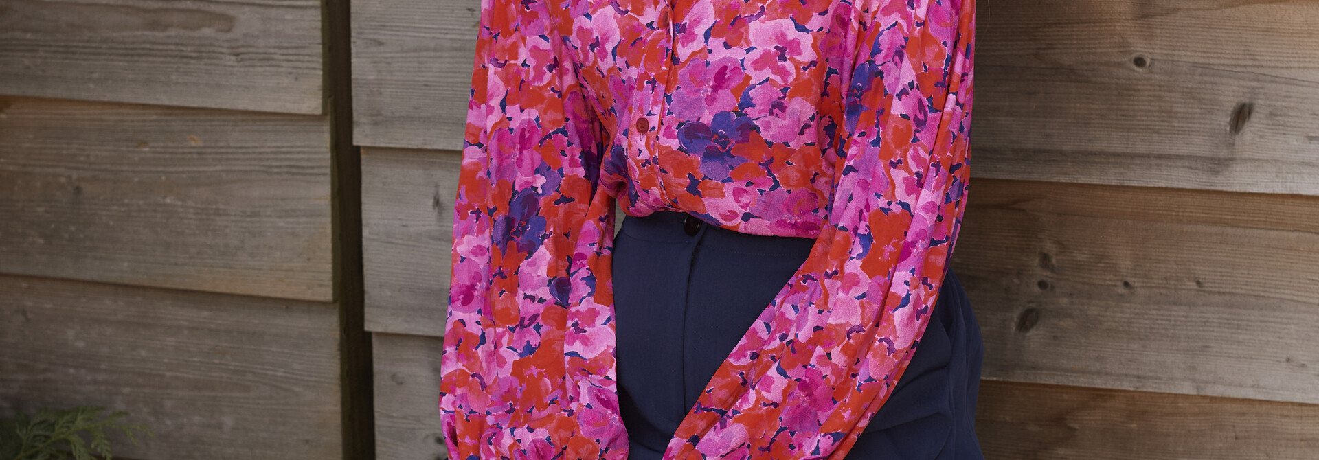 Solange wide pant Navy