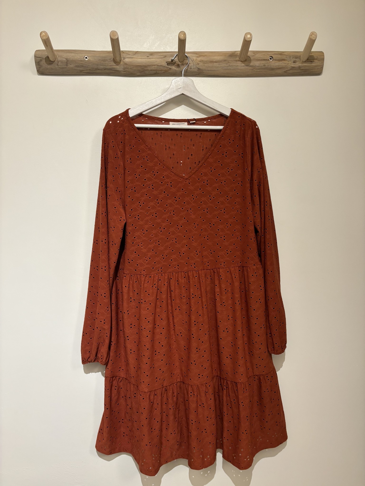 Zabby dress Fired Brick-1