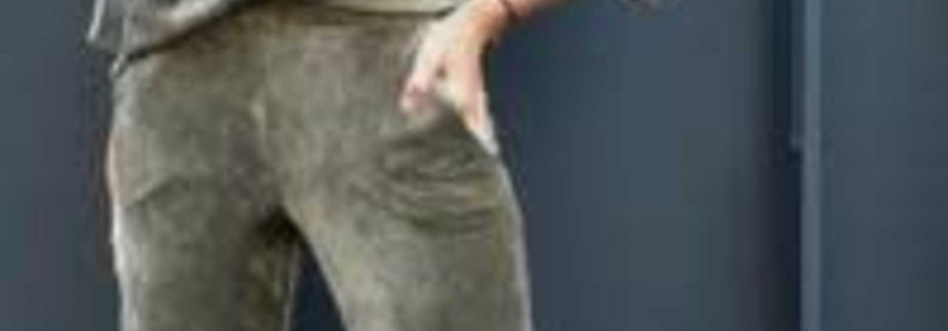 Lancio velvet pant Khaki