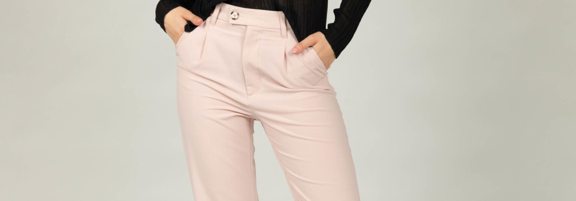 Leone classic trouser Dusty Pink