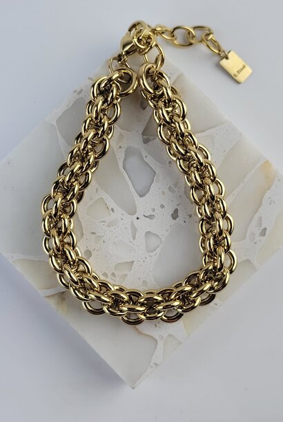 Isabeau statement bracelet Gold