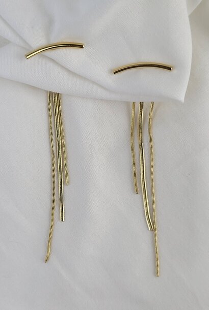 Sibi chain earrings Gold