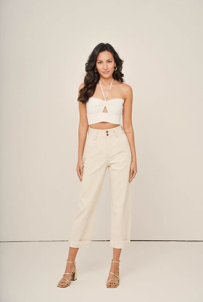 Storme high waist mom denim Naturelle