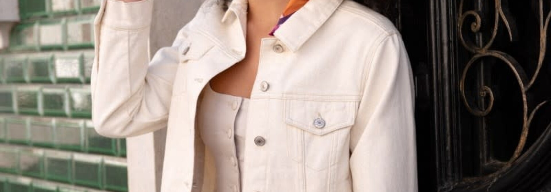 Valence denim jacket Naturelle