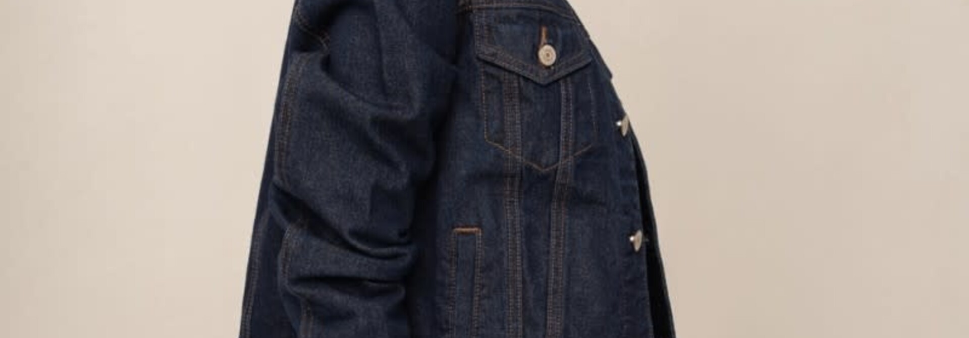 Valence basic denimjacket Dark Blue