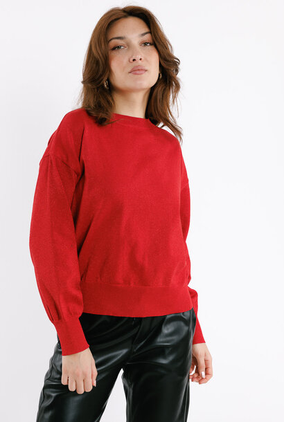 Clarys sparkeling knit Red