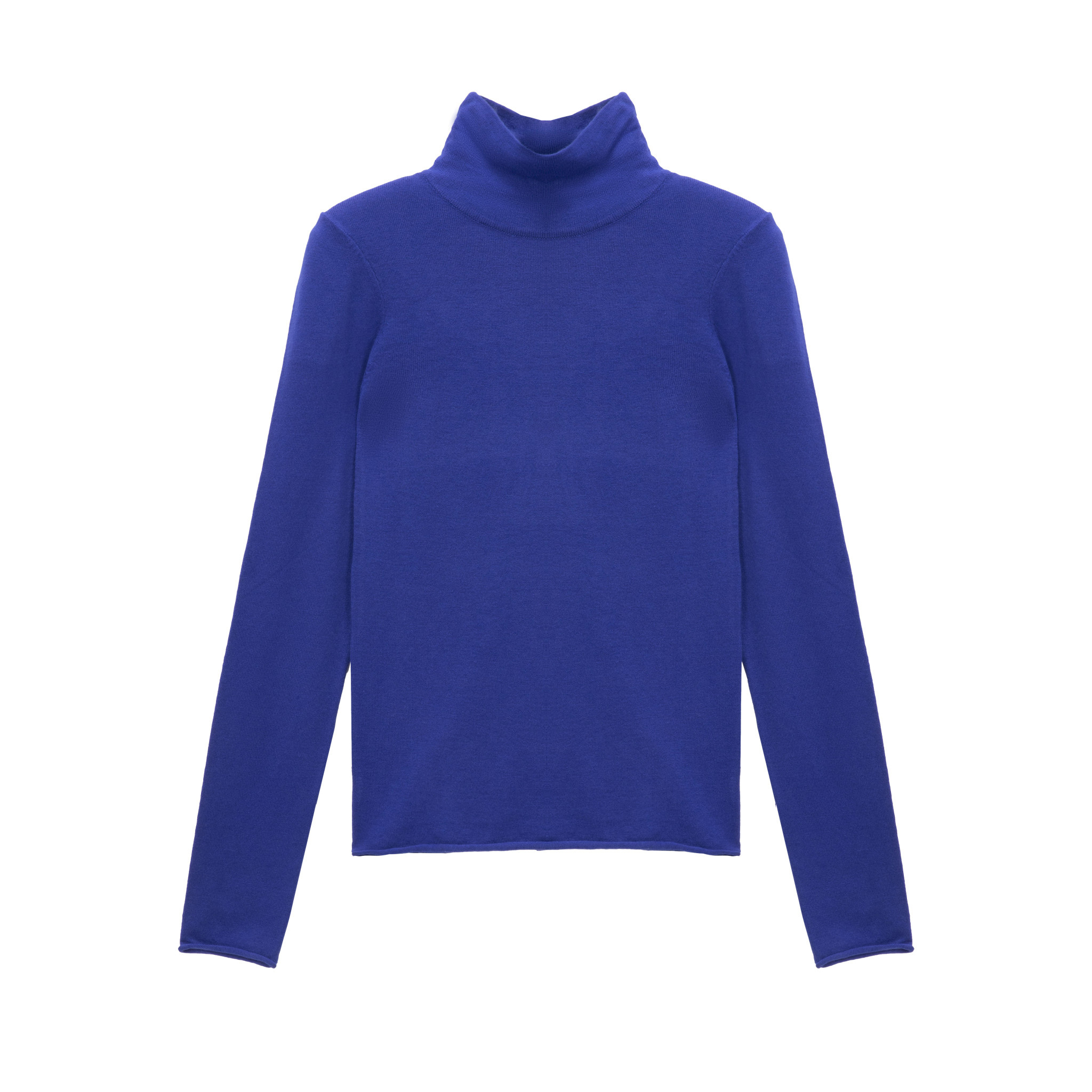 Magali turtleneck t-shirt Cobalt-4