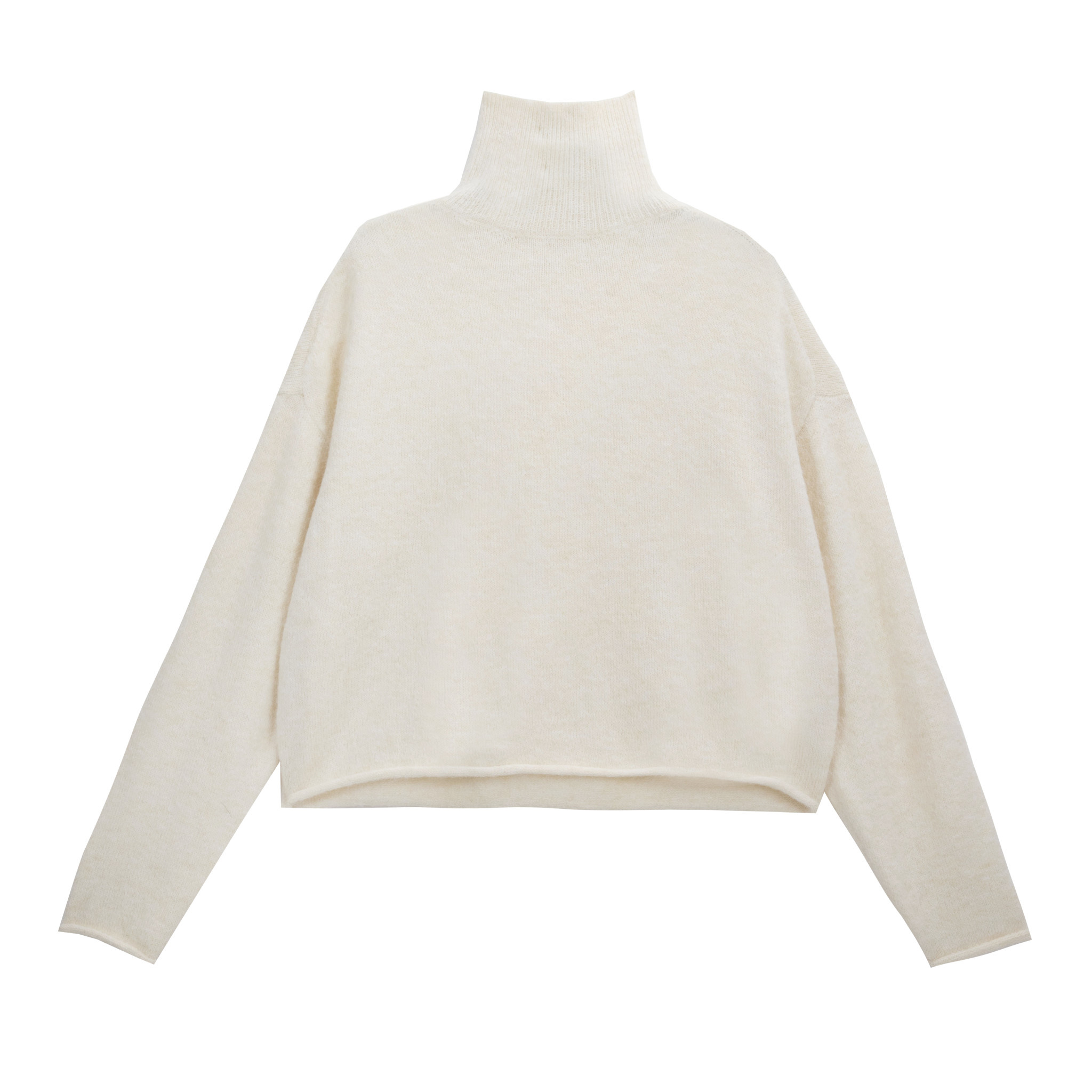 Lana turtleneck knit Cremé-4