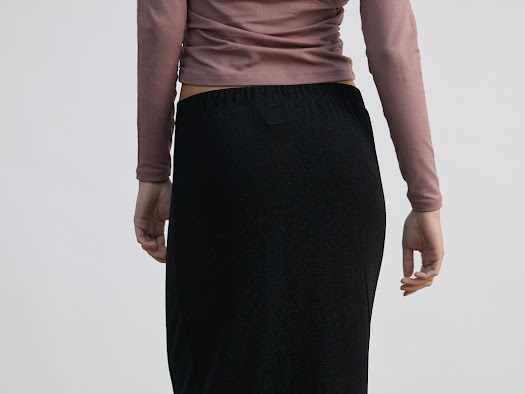 Lotte sparkeling skirt Black-3