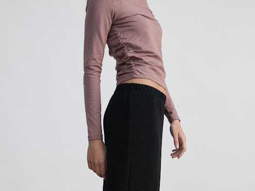 Lotte sparkeling skirt Black-2