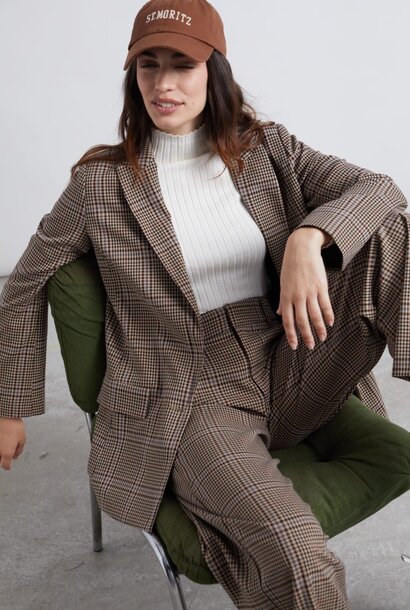 Wilkson checkered blazer  Brown