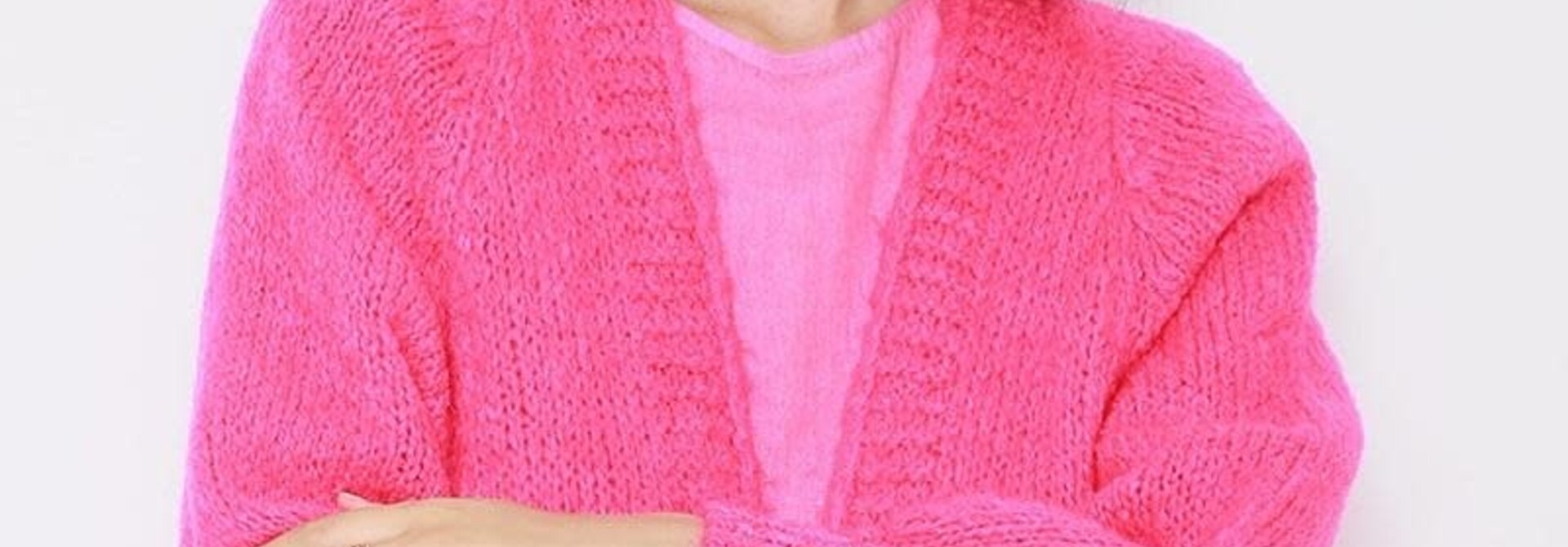Sohvi short bernadette ballon sleeve Happy Pink