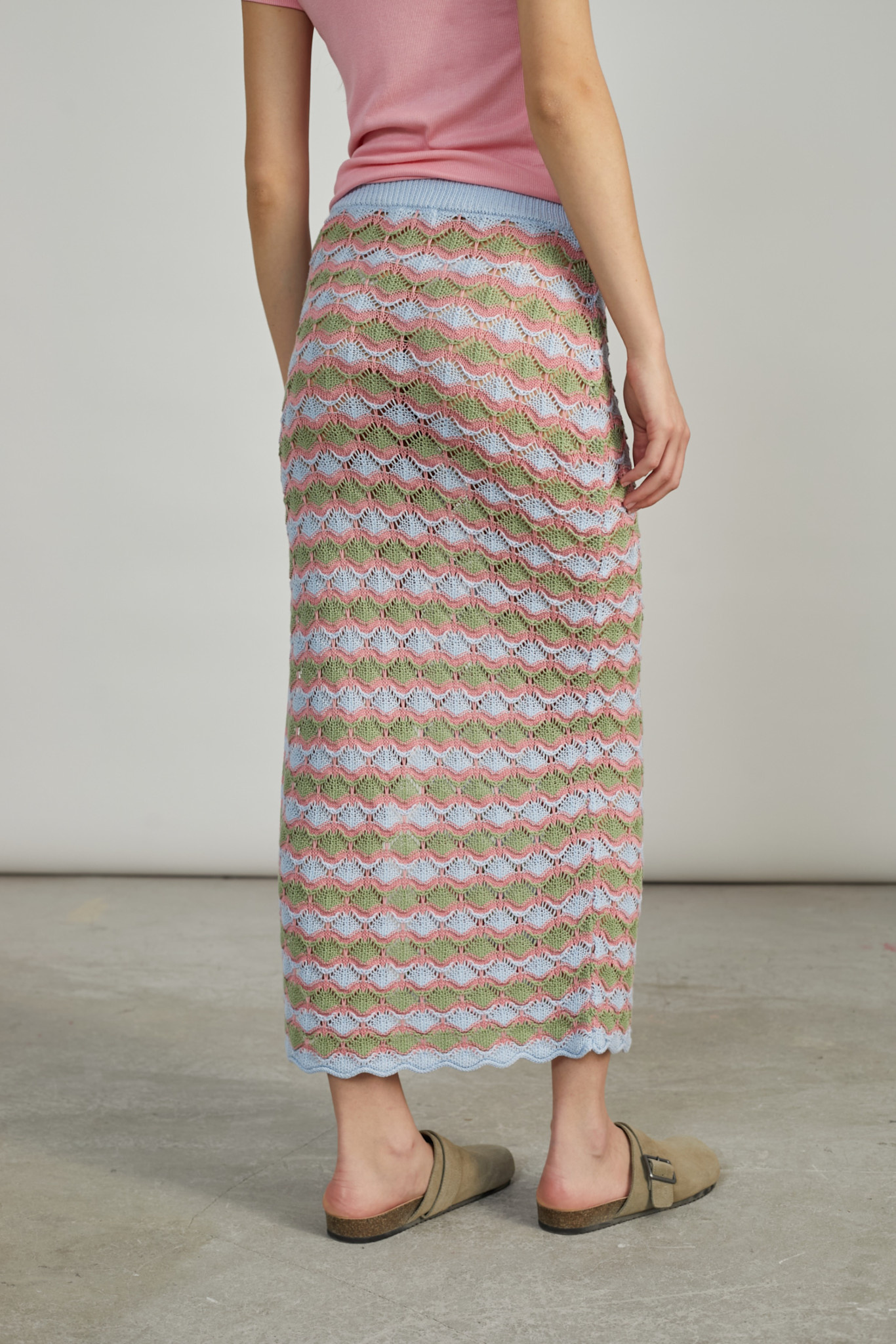 Ariel chrchette skirt Light Blue-3