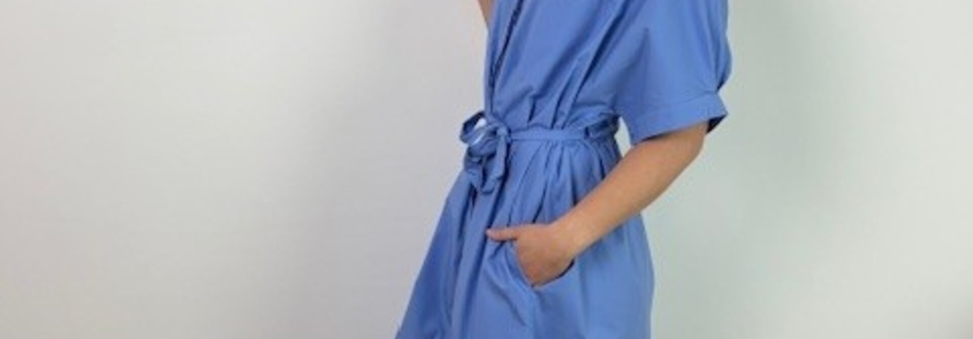Blair popeline shirtdress  Blue
