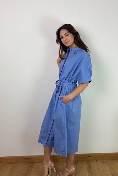 Blair popeline shirtdress  Blue