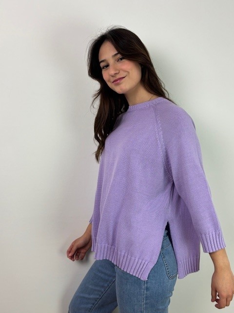 Austin cotton knit Lila-1