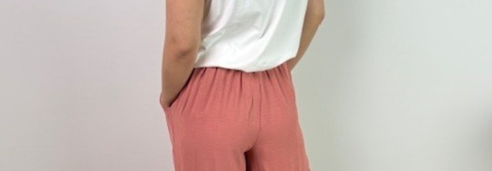 Marbella fine wide pant Terra