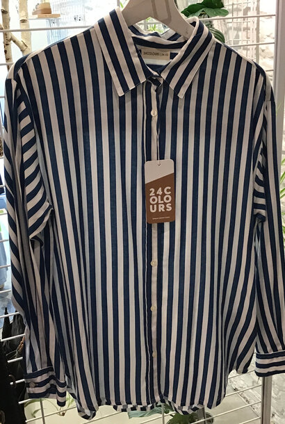 Roberta  stripped shirt  Petrol