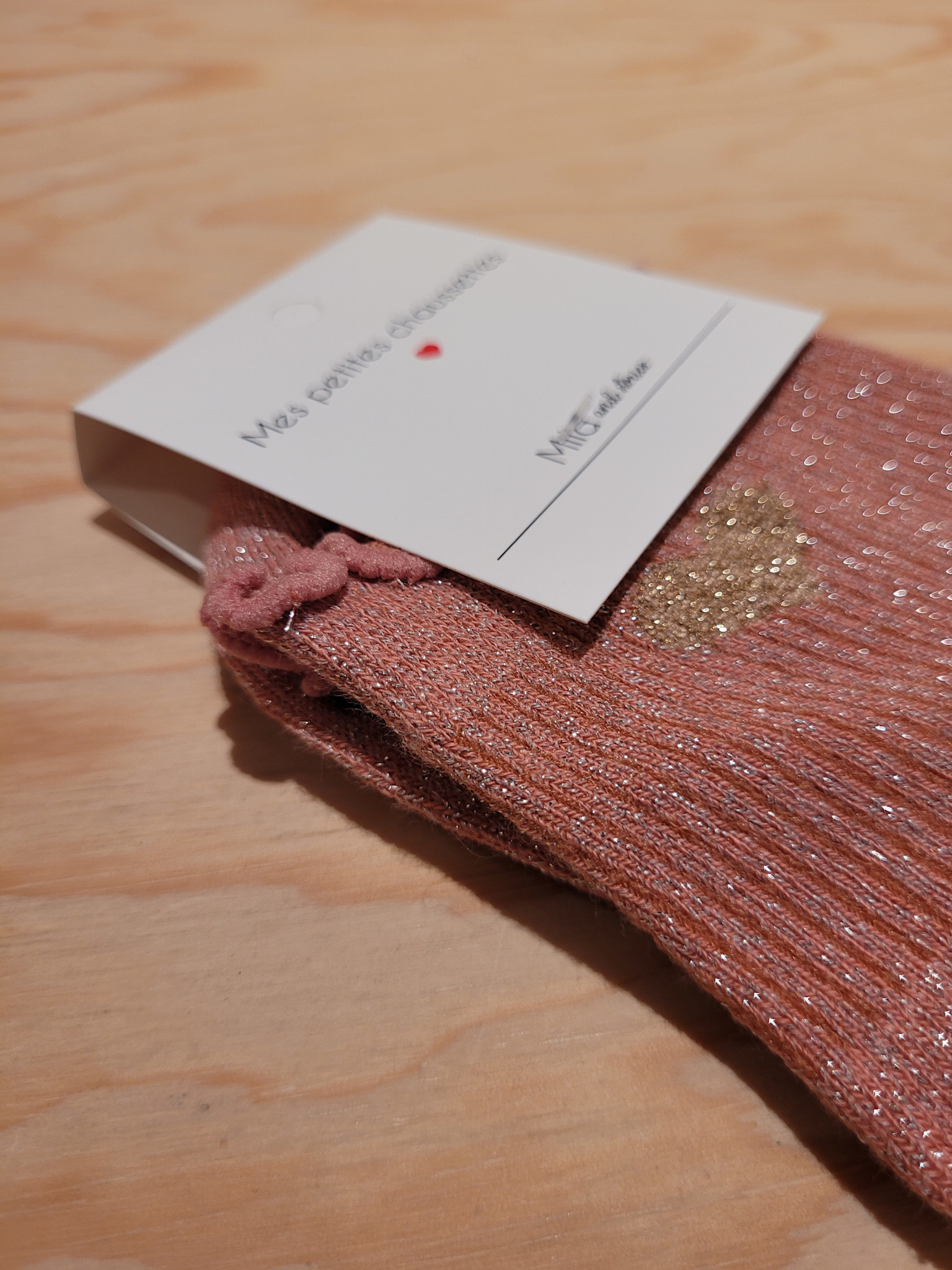 Frill heart short socks Terra-2